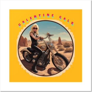 Galentines gal evening desert ride Posters and Art